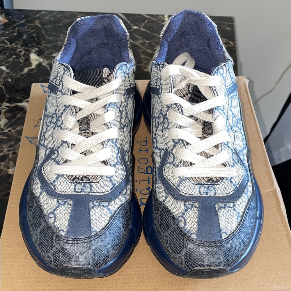 Blue Designer Sneakers